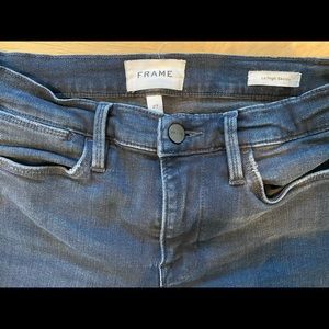 Womens Frame Le High Skinny Jeans